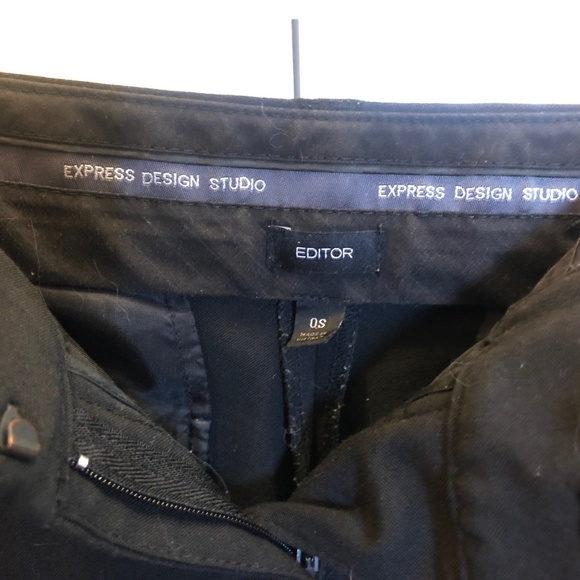 Express Editor Dress Pants | Black | 0S - Picture 3 of 3